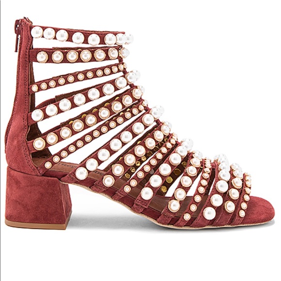 Jeffrey Campbell Shoes - TIBONI PRL SANDAL IN PEARL size 10
